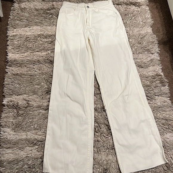 White high waisted bootcut Jeans - Picture 3 of 4